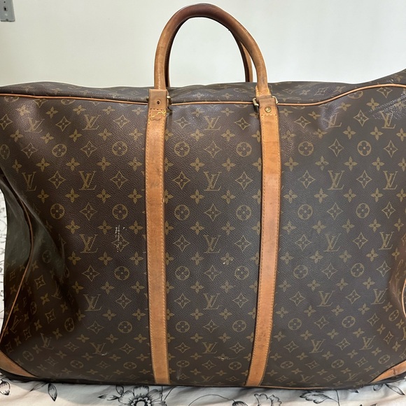 Authentic Vintage Louis Vuitton Luggage Set - Alzer Suitcase & Keepall Duffle - Picture 7 of 9